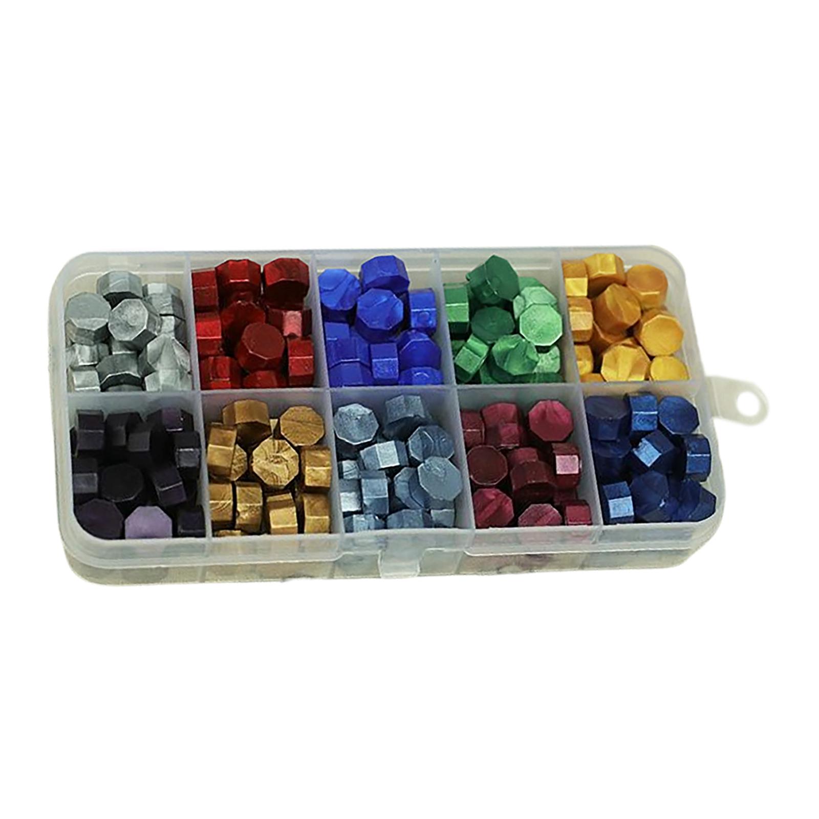 Wax Seal Letter Kit - ชุดเม็ดแว็กซ์ซีลหลากสีสำหรับตกแต่งจดหมาย การ์ดเชิญ ของขวัญ และเครื่องเขียน