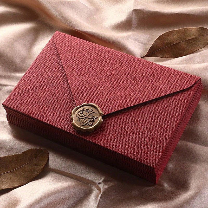 10 ชุด 16x11 ซม. การ์ดอวยพรเนื - Wax Seal Letter Kit บทวิจารณ์และราคา