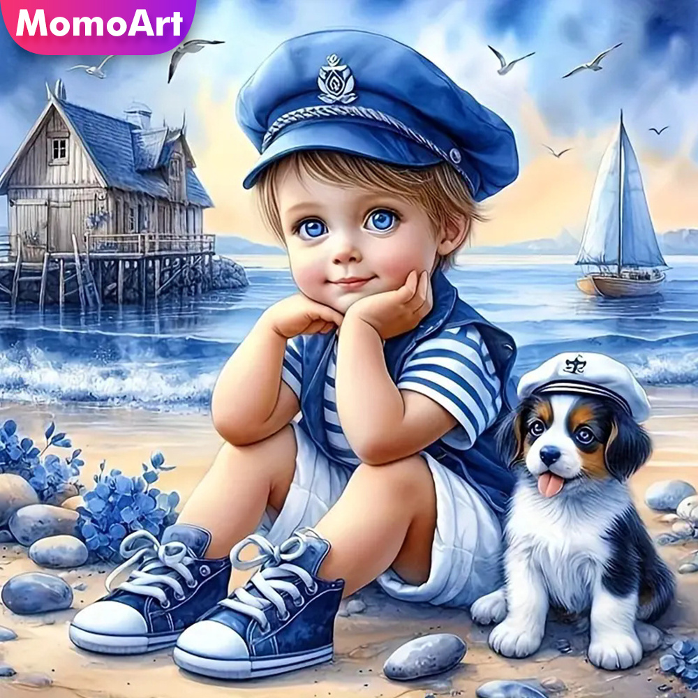 Momoart เพชรภาพวาดเด็กภาพ Rhin - Photo Mosaic Print บทวิจารณ์และราคา