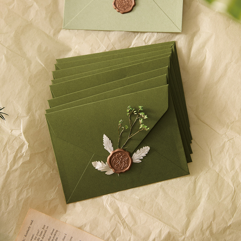 30 ชิ้น/ล็อต 16x12 ซม.สีเขียวซ - Wax Seal Letter Kit บทวิจารณ์และราคา