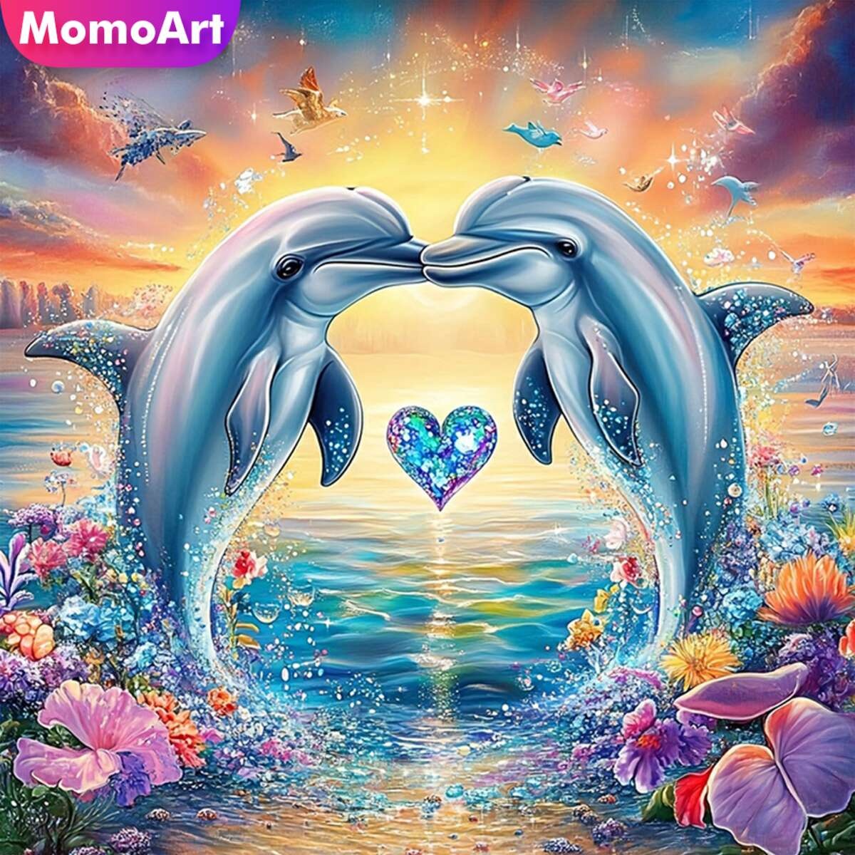Momoart ใหม่มาถึงเพชรภาพวาด Do - Photo Mosaic Print บทวิจารณ์และราคา