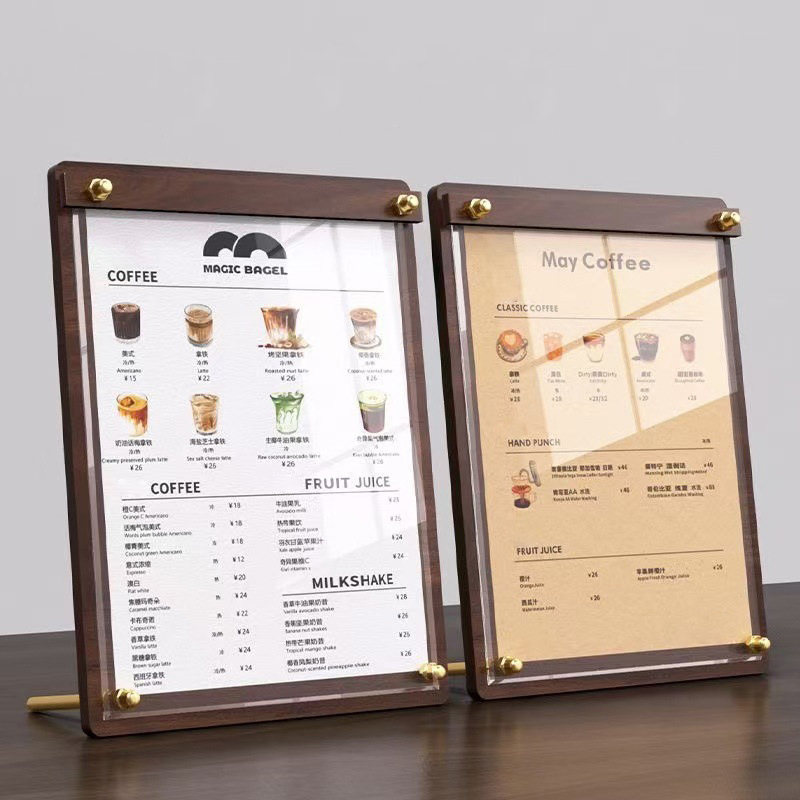 ป้ายเมนูอะคริลิคลายไม้แบบกำหนด - Custom Map Poster บทวิจารณ์และราคา
