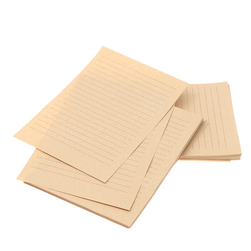 50/100 แผ่น A5 กระดาษคราฟท์ Vi - Wax Seal Letter Kit บทวิจารณ์และราคา