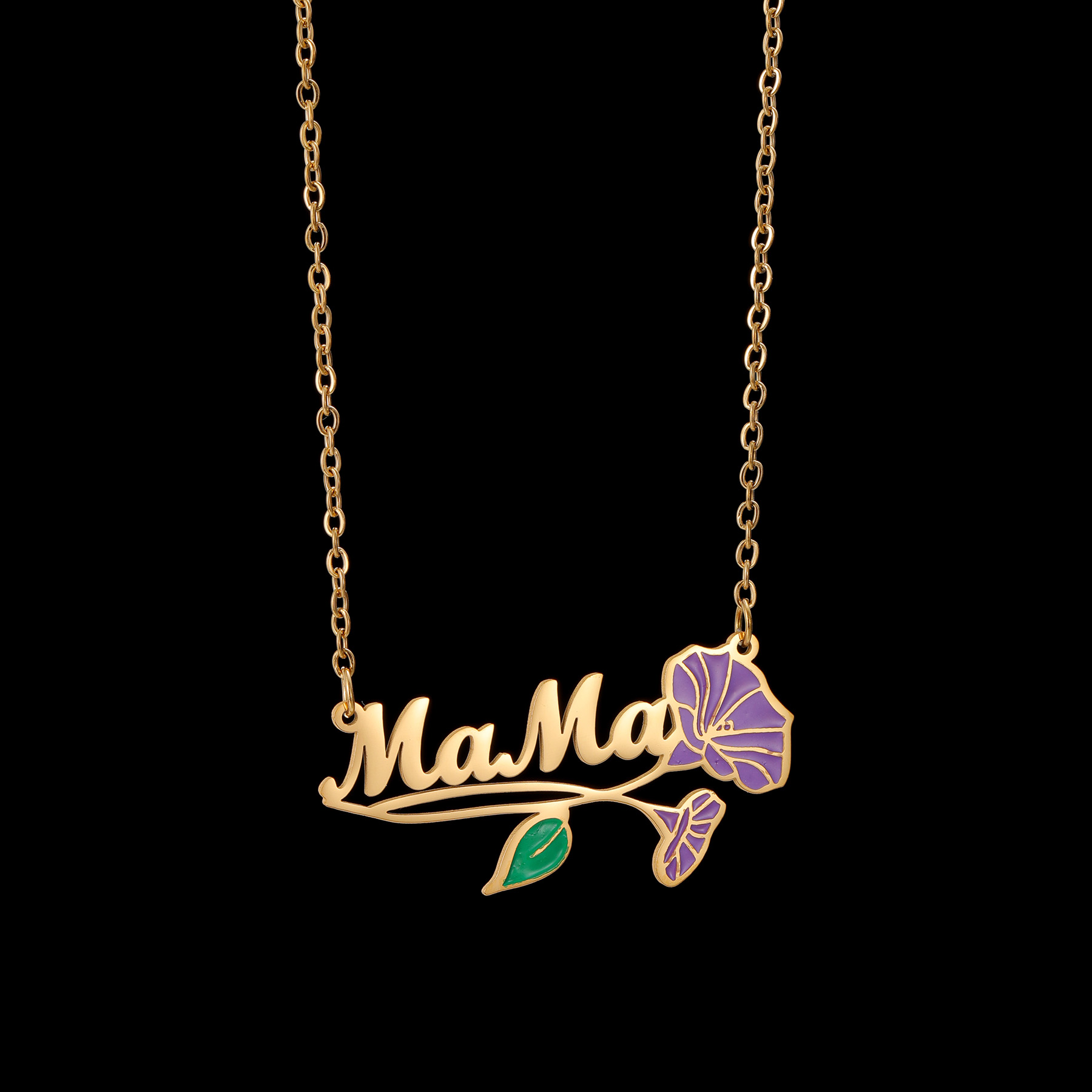 อาเชียร์อัพ สร้อยคอดอกไม้สีพิม - Birth Flower Necklace บทวิจารณ์และราคา
