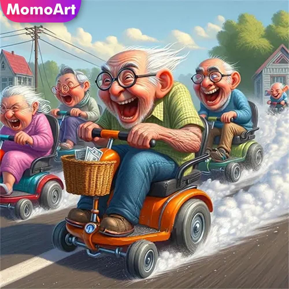 Momoart 5D DIY เพชรโมเสค Old M - Photo Mosaic Print บทวิจารณ์และราคา