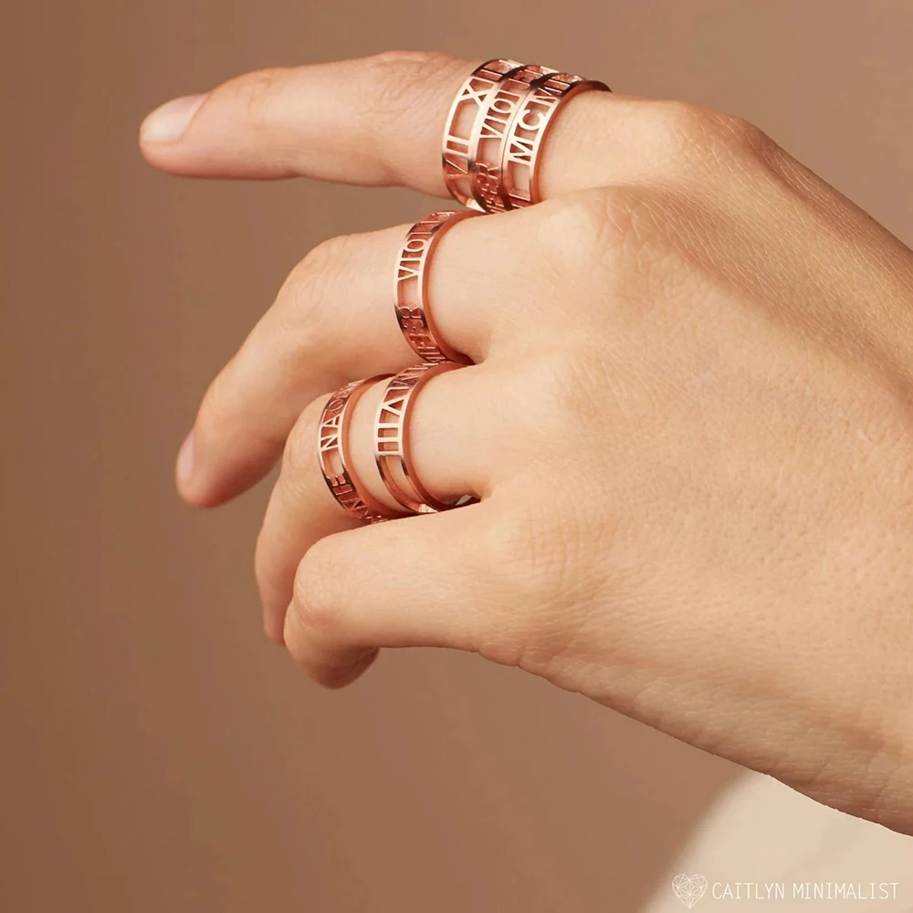 CUSTOM CUSTOM Letter ชื่อเปิดแ - Initial Ring Custom บทวิจารณ์และราคา